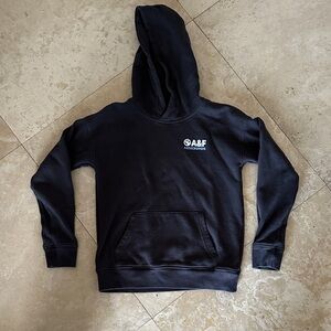 Abercrombie Kids Black Hoodie with Logo